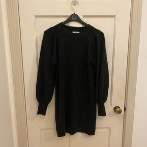 Dark Grey Wool Blend Dress